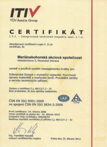 certiifikát TÜV Austria Group